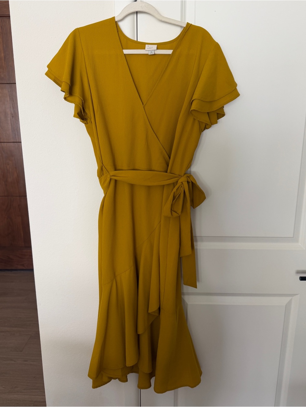 A New Day Midi Dress with Tie Waist